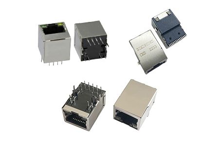 1 X 1 單埠RJ45變壓器模組 - 1 X 1 RJ45連接器 (帶變壓器)